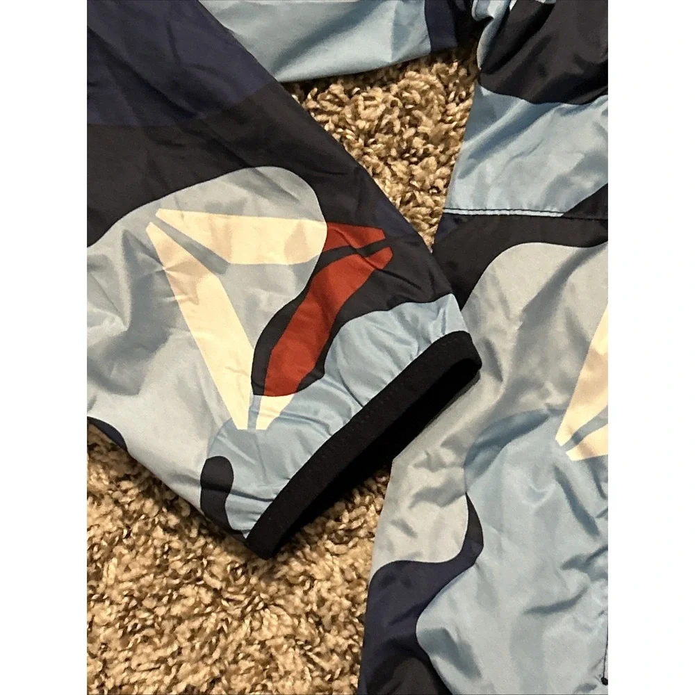 Reebok Boys Navy Blocker Full Zip Rain Coat Jacket w Pockets XL (14-16) NWT